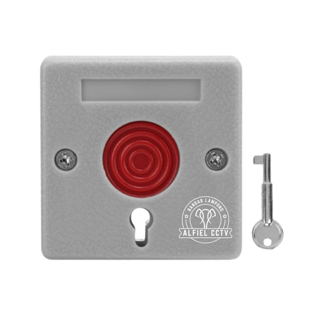 Push button alarm pencurian